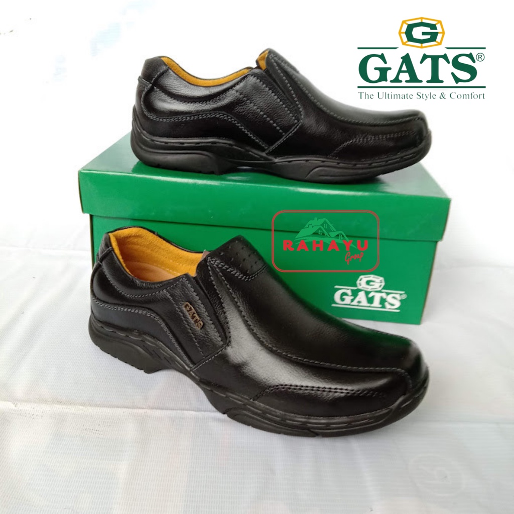 Sepatu Kulit Pria gats mp 2601 black.original by gats