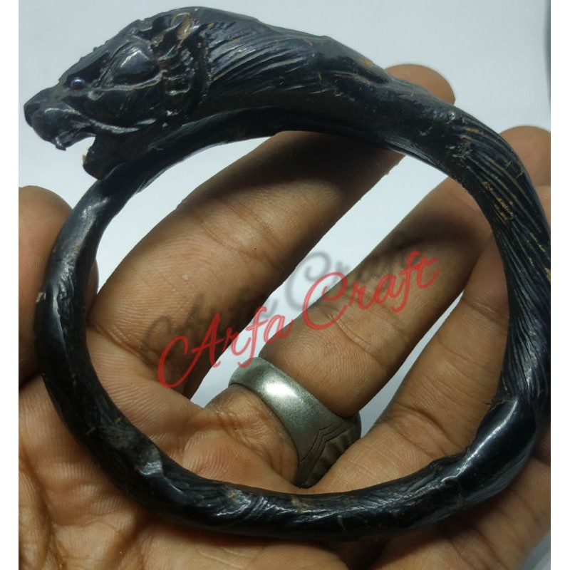 Akar bahar Gelang ukir macan sangar