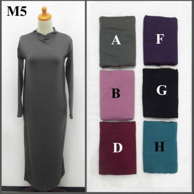 Manset Gamis wanita bahan kaos rayon