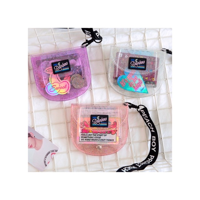 

[PO] Rainbow Wallet free gift ( 1 PC unofficial + 1 stiker hologram + 1 fun stiker )