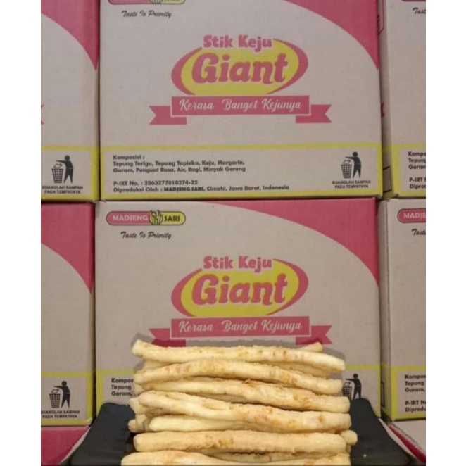 

giant cheese stick karton 2,5kg