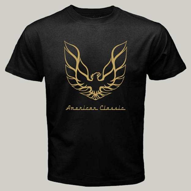 Pontiac Firebird Trans Am American Classic Eagle Logo Tshirt