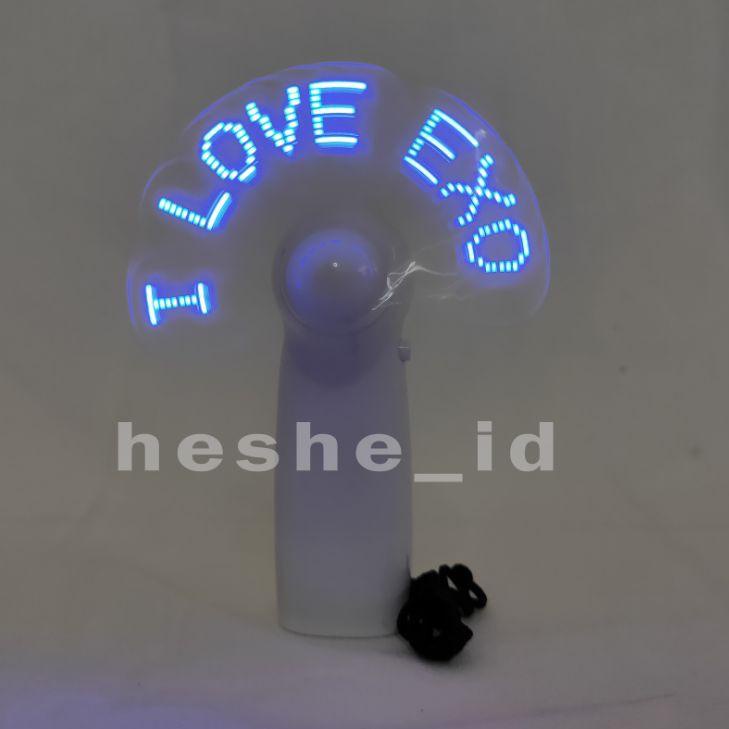 Promo 8.8|SQ32|Kipas Angin Genggam Mini LED Kpop EXO/BTS/NCT TERMURAH!!