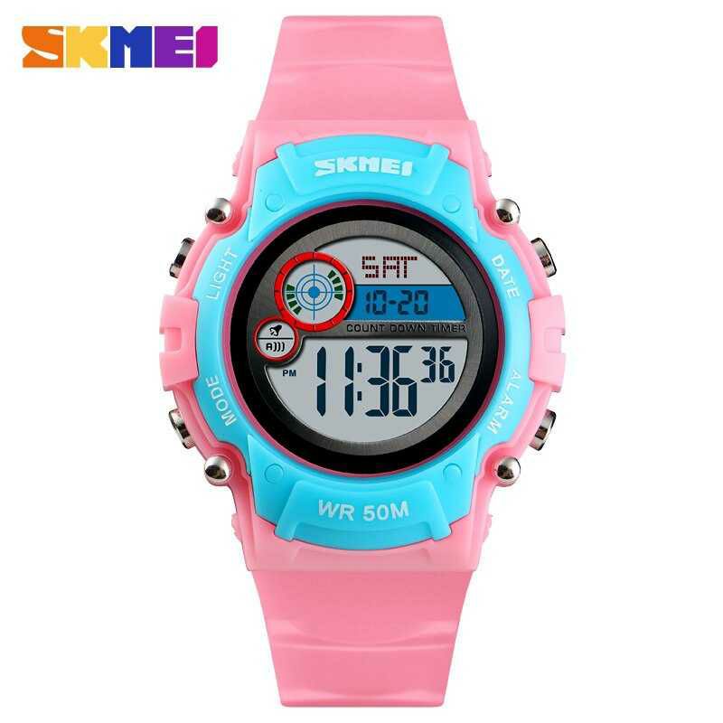[ FREE KOTAK BOX JAM ] SKMEI Kids Jam Tangan Digital Anak Anti Air Cocok Buat Kado Ulang Tahun- 1477
