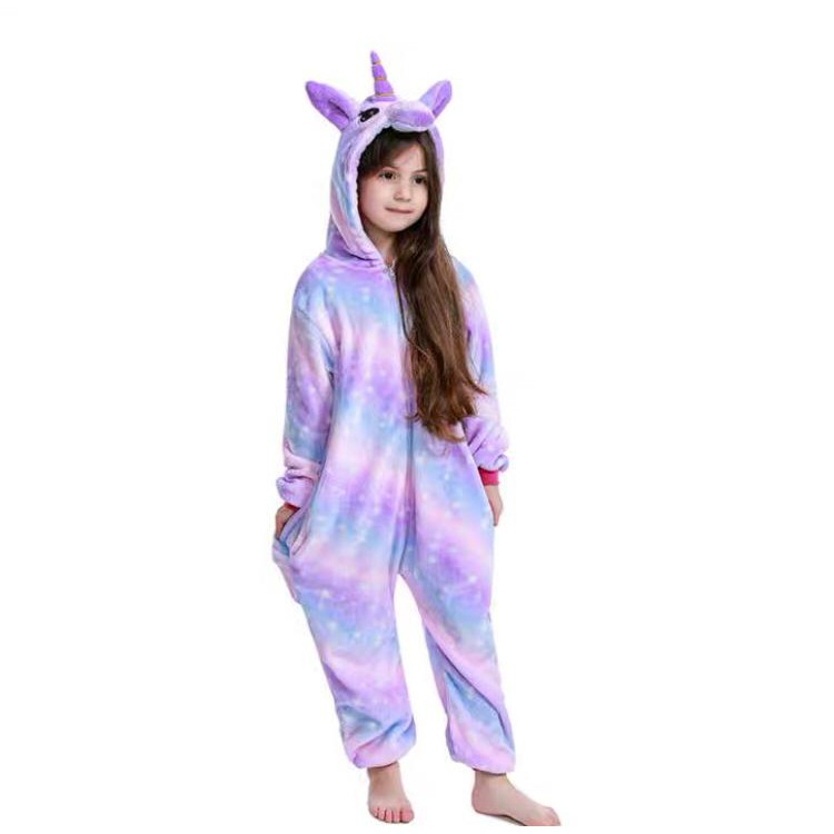 BAJU ONESIE BONEKA UNICORN KUDA PONY ANAK GALAXY PINK LOLIPOP GALAXY UNGU COSMIC