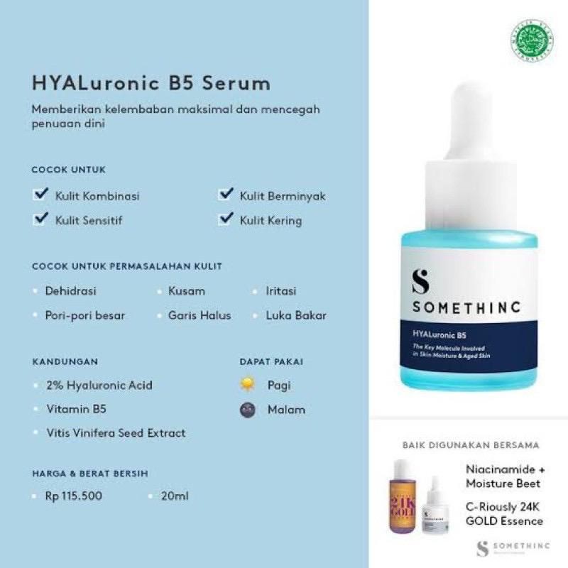 20ml SOMETHINC HYALuronic B5 by Somethinc Hyaluronic serum
