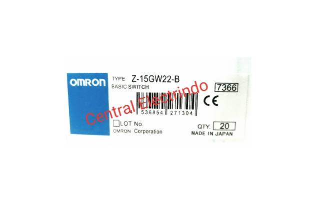 Limit Switch/Micro Switch Z-GW22-B Omron.