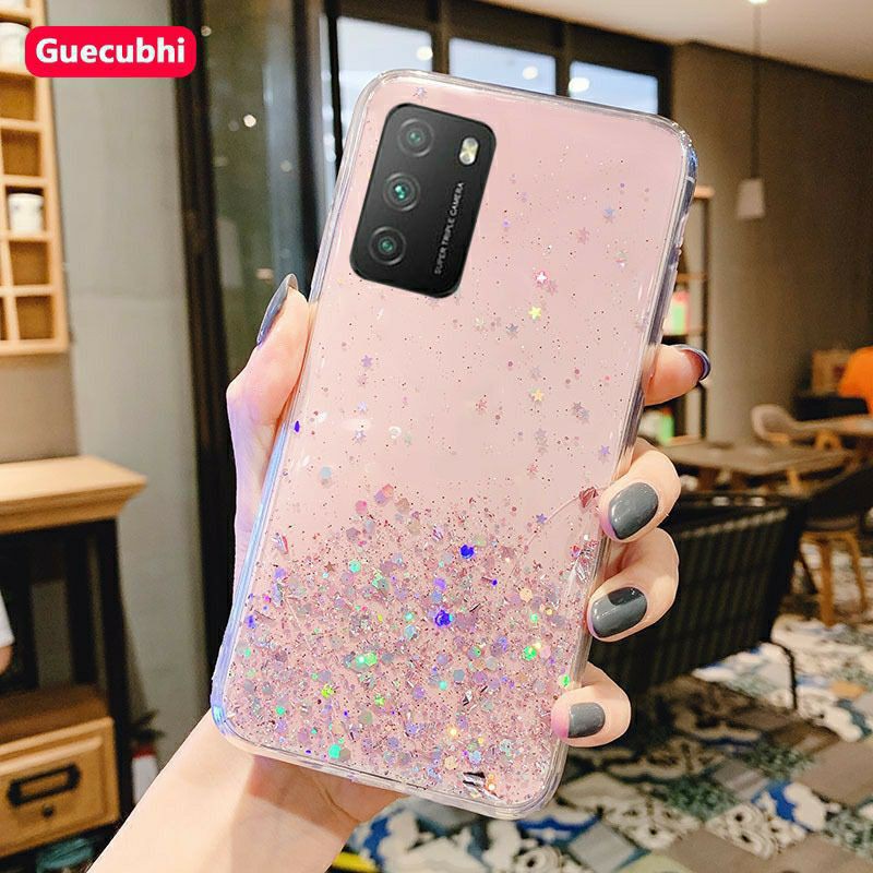 Xiaomi Redmi Poco M3 Redmi 9T Casing Soft Case Tpu Bahan Premium Glitter Glossy