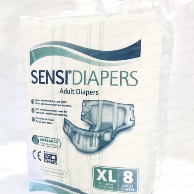 SENSI DIAPERS ADULT / POPOK DEWASA UK. XL