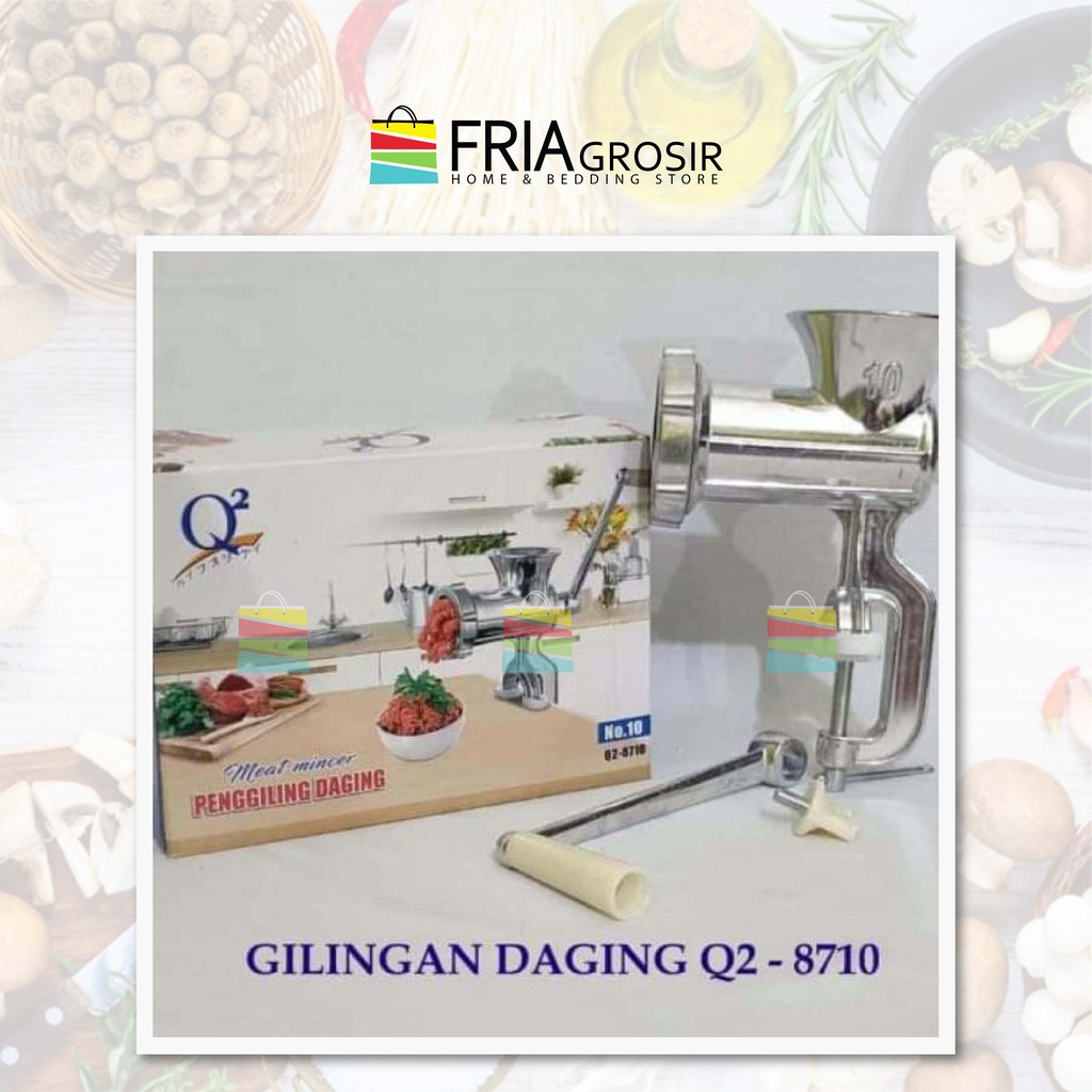 Gilingan Daging Q2 Stainless Alat Penggiling Daging Manual ...