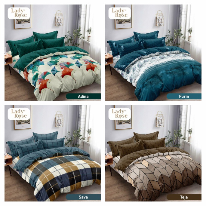 Sprei Lady Rose Ukuran Double - King 180x200