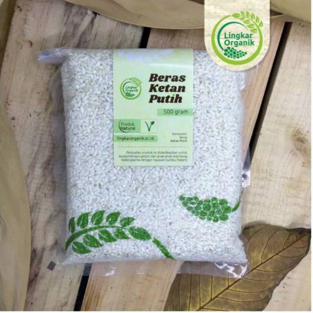 Beras Ketan Hitam Dan Putih Lingkar Anik 500gr Indonesia