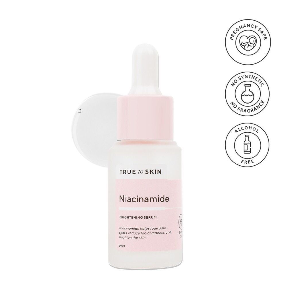 TRUE TO SKIN - Niacinamide 10% + Zinc 1% + Allantoin Brightening Serum - Mencerahkan, Mengatasi Jerawat dan Bekas Jerawat, Bruntusan,