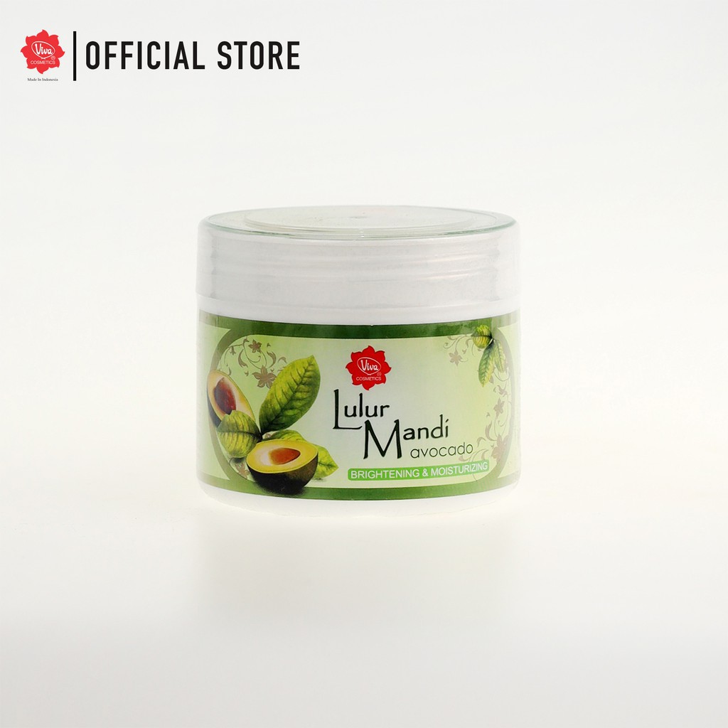 Viva Lulur Mandi Avocado / Yogurt / Soybean / Bengkuang 225 gram BPOM Halal / SCRUB BADAN