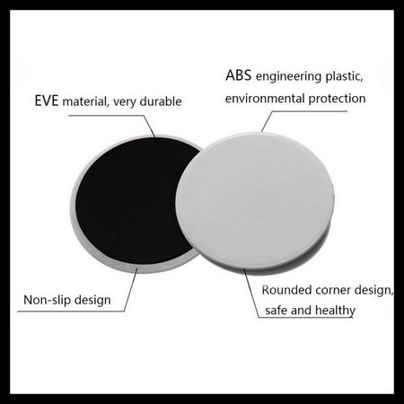 Sepasang Sliding Disc|Gliding Disk|Core Slider|Core Exercise Fitness