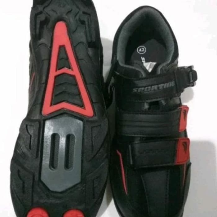 Jual sepatu sepeda sportino amstrong grey Elegan