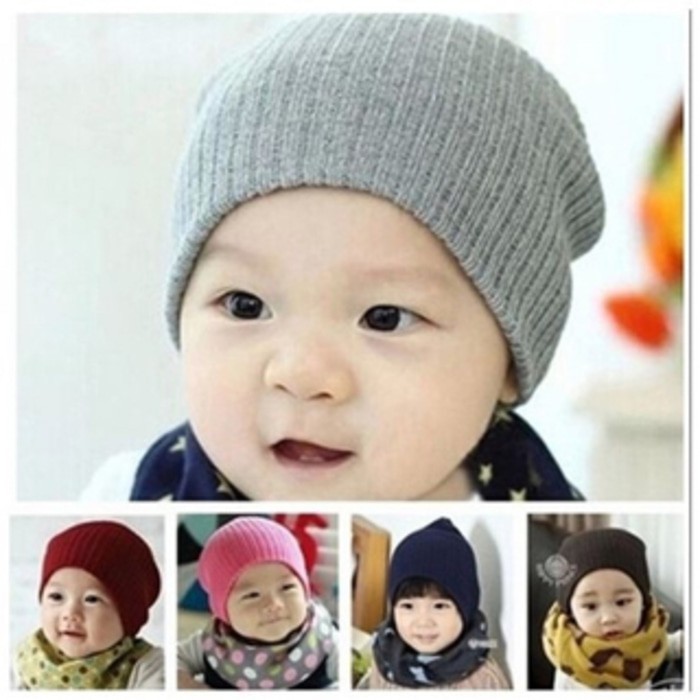 beanie hat anak topi bayi kupluk anak salur