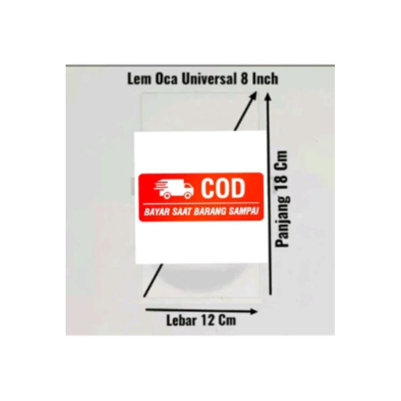 

Universal Lem OCA 8 inch - Adhesive Perekat Occa Kering Dry Glue 8inchi