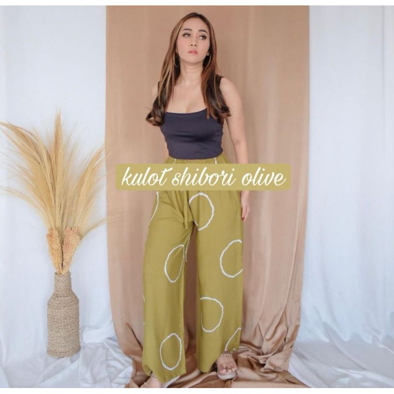 Celana Kulot Shibori