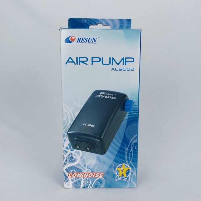 RESUN AC 9602 POMPA UDARA AIR PUMP MESIN AERATOR AQUARIUM