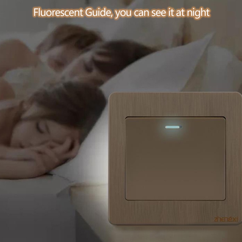 # Kaos T-Shirt Wanita Lengan Pendek Motif Print #Saklar Dinding Tombol Tekan On / Off 1 / 2 / 3 / 4 Gang 1 Arah