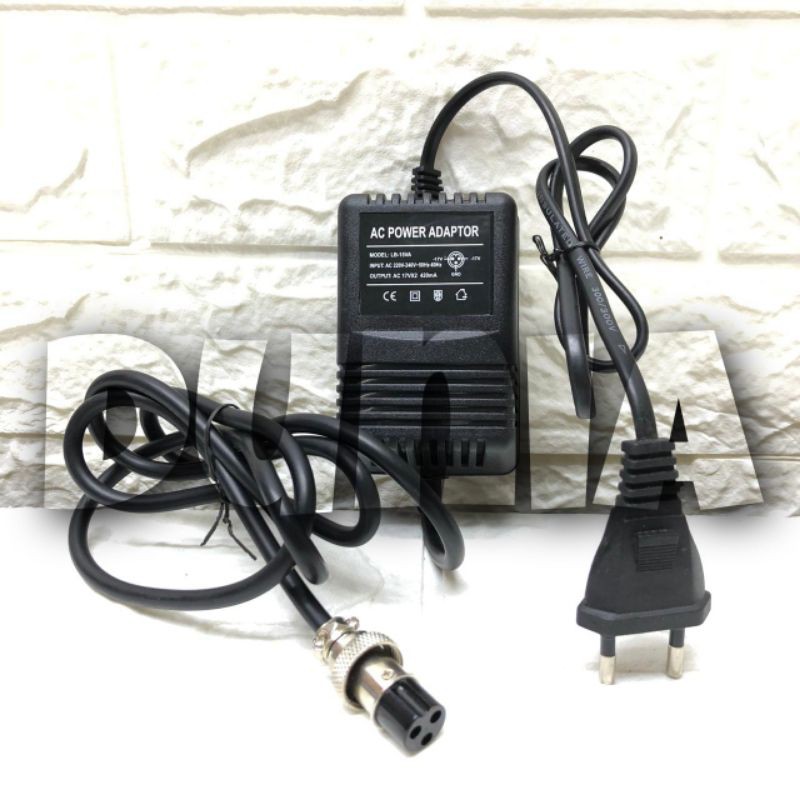 ds Adaptor Mixer Ashley - Alesis AX8N AC 17Vx2 420mA