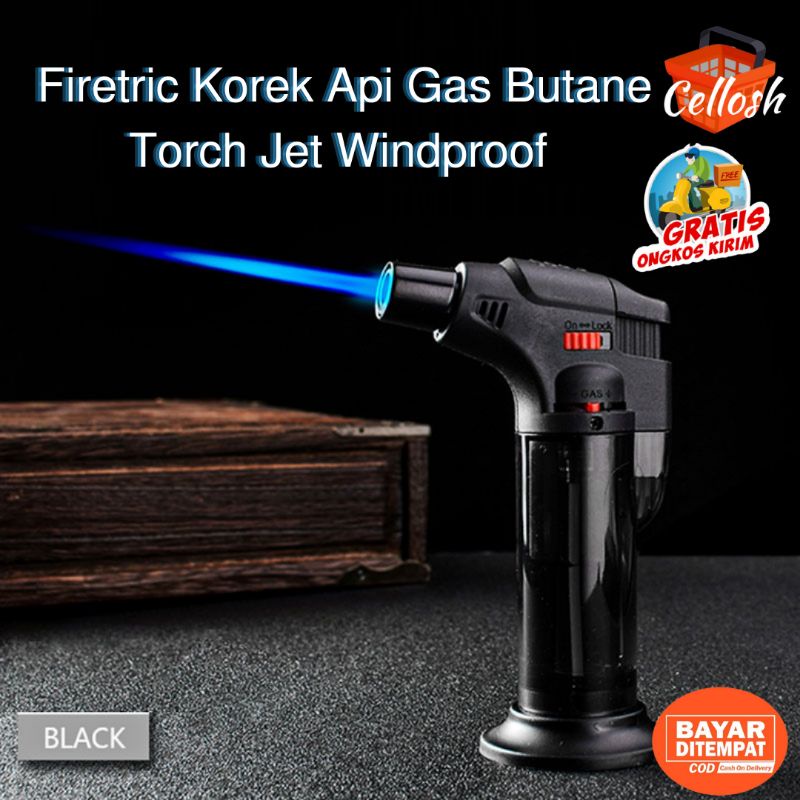 Korek Api Bara Korek Api Gas Butane Torch Jet Windproof