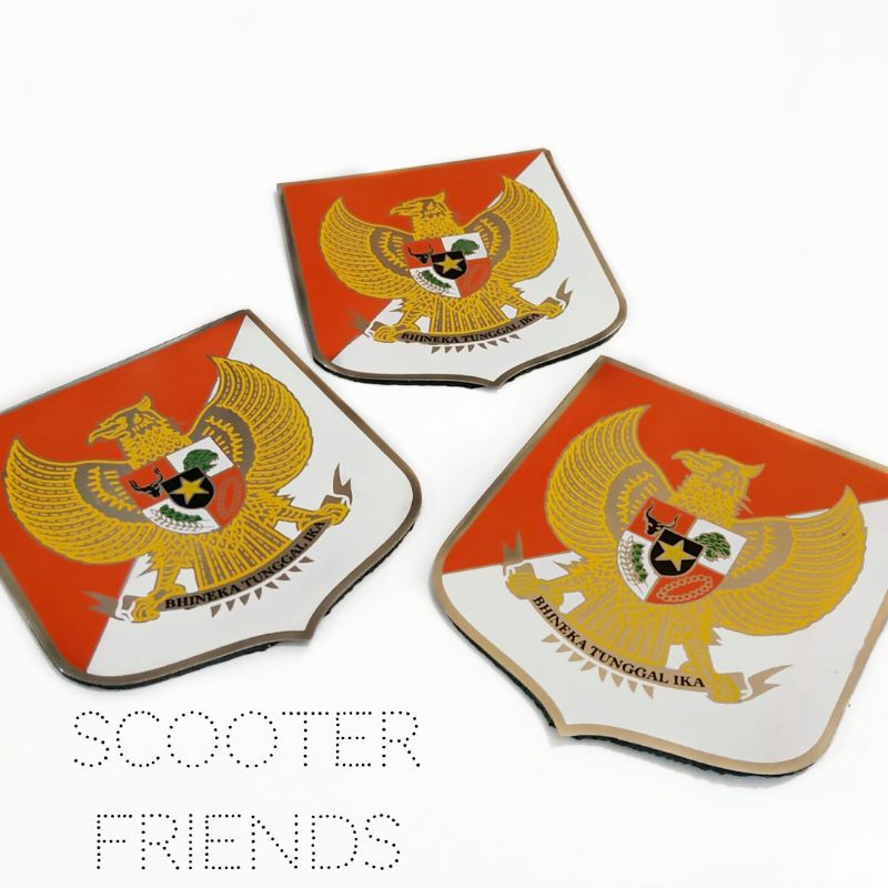 Emblem logo motor mobil vespa garuda indonesia
