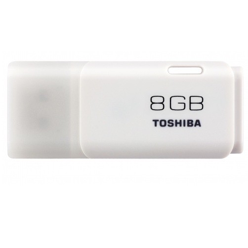 Toshiba Hayabusa USB Flash Drive 8GB - THN-U202W0080 (BULK PACKING) - White