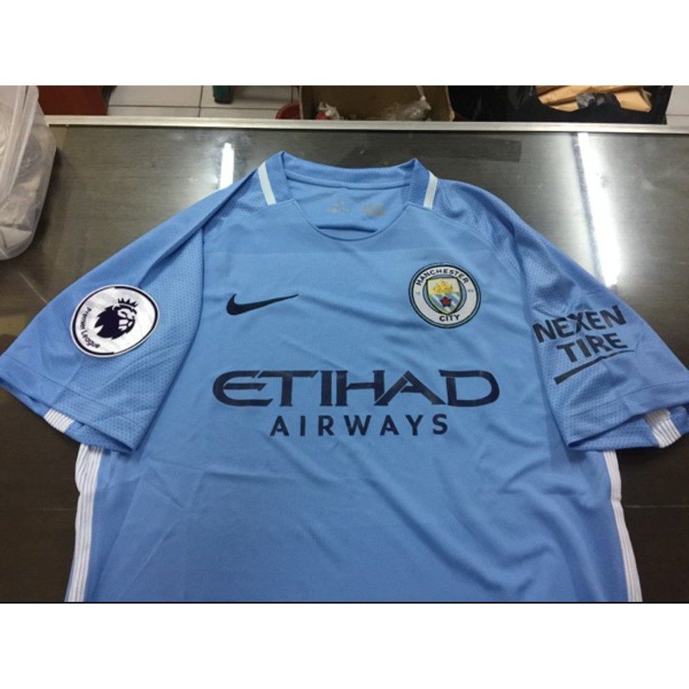 Jual JERSEY BOLA MANCHESTER CITY HOME 2017 2018 PATCH EPL GRADE ORI Murah