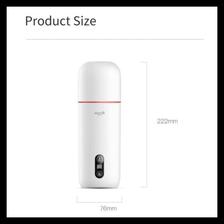 ORI Xiaomi DEERMA Smart Portable Electric Thermos Bottle CupDEM-DR035