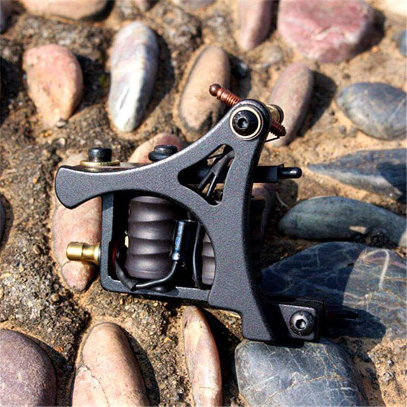 Premium Hand Crafted Iron Coil Tattoo Machine by Mummy