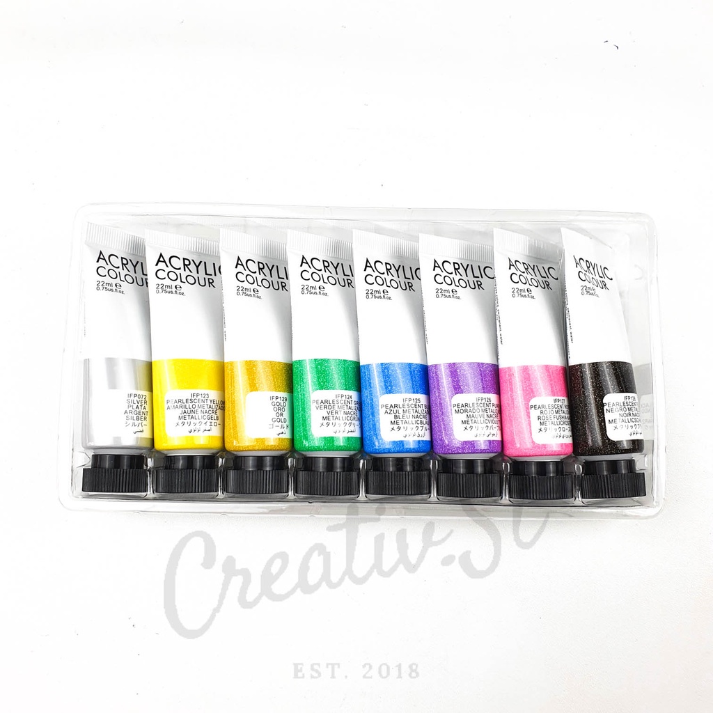 

HJK ART RANGERS Cat Acrylic Pastel 8 Warna Set Akrilik Paint Lukisan