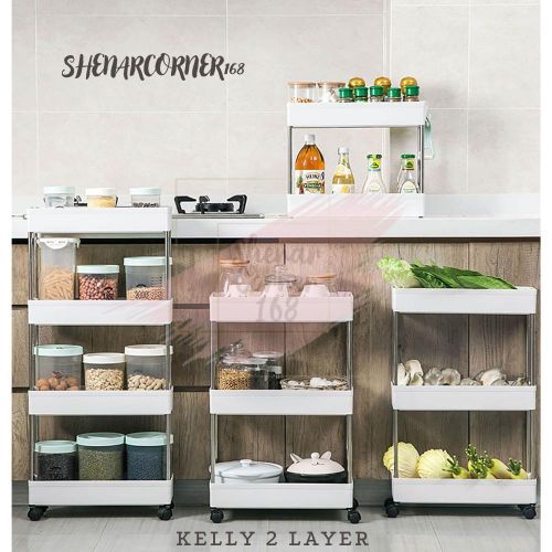 SHENAR RAK DAPUR 2 SUSUN KAMAR TIDUR MANDI / RAK SUSUN STAND HANGER / TEMPAT BUMBU, RAK KAMAR MANDI RAK BUKU, SHENARCORNER168