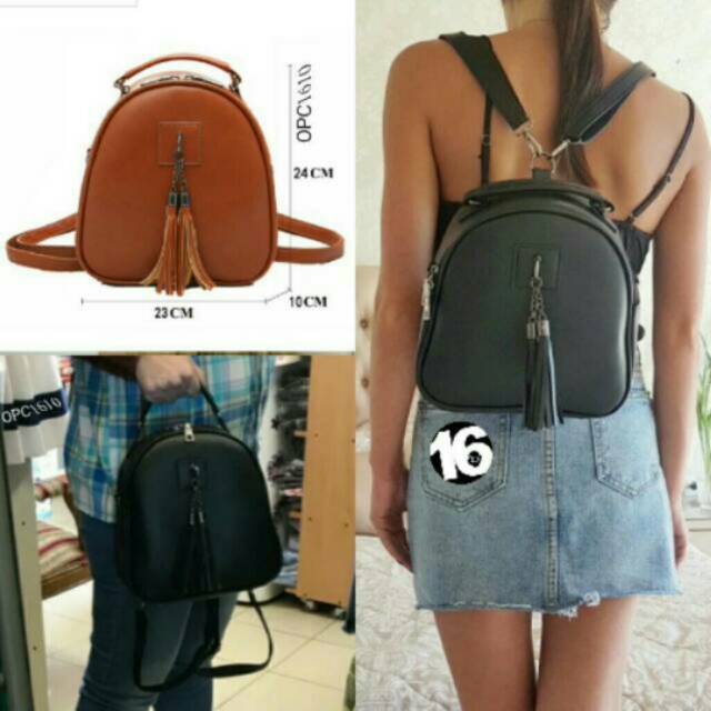 Tas sling bag lonceng bisa di ransel /tas murah meriah