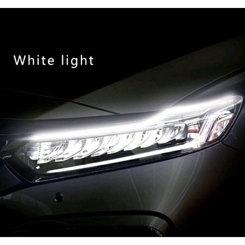 COD Lampu Alis Led Running 30cm/Lampu Alis Nyala Antri Led Running 12v/Lampu DRL Flexibel 30cm running/Lampu alis motor/Lampu alis running dan sen/Lampu alis motor beat/Lampu alis motor matic/Lampu alis led/led motor/lampu led ALIS RUNNING 30CM 2mode