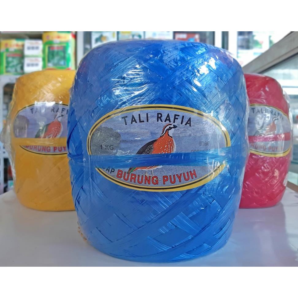 Tali Rafia Cap BURUNG PUYUH Ukuran 1 Kg