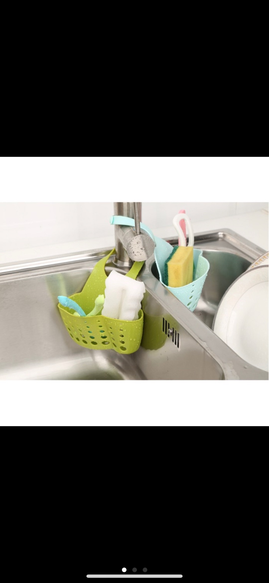 Gantungan Kran Wastafel Serbaguna Multifungsi Tempat Sabun Spons Cuci