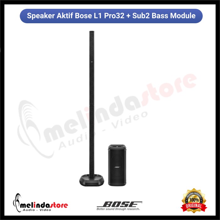 Speaker Aktif Bose L1 Pro32 Portable + Subwoofer2 Bass Module