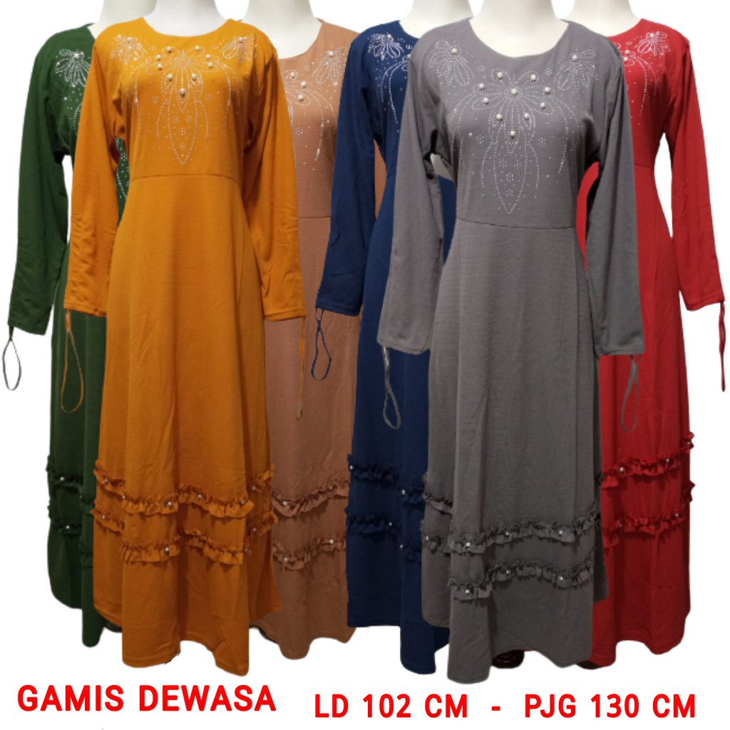 GAMIS WANITA TERBARU 2021 / GAMIS LEBARAN 2021 / BAJU MUSLIM WANITA