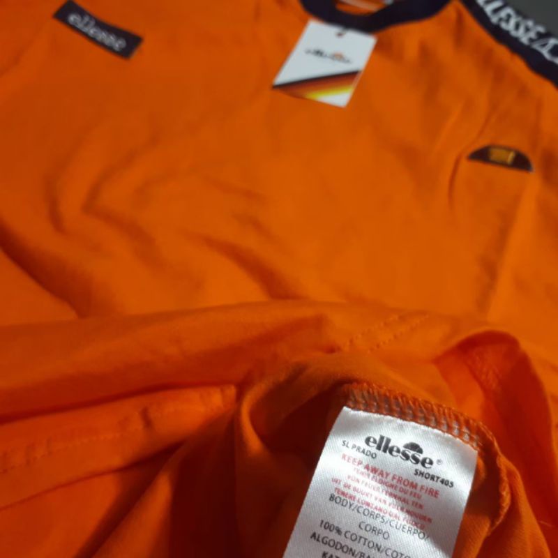 KAOS ELLESSE ORANGE HIGH QUALITY