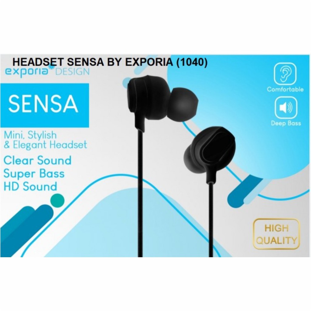 HEADSET EARPHONE EXPORIA SENSA