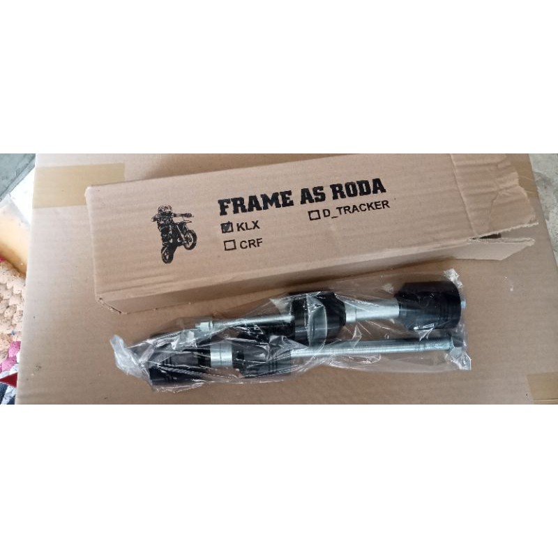 Jalu as roda klx150 crf 150 dtracker Jalu as roda depan belakang