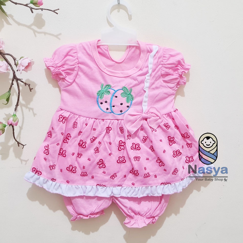 [N-007] Baju Bayi New Born Bear / Setelan sehari-hari anak perempuan (0-6 bulan)