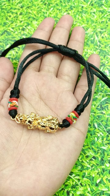 Gelang tangan wanita lapis emas // gelang tangan tali pixu //gelang pixu lapis emas