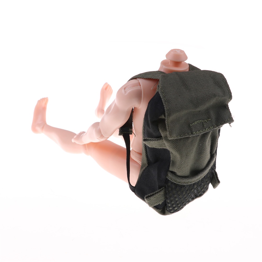 (dreamdreaming.id) Mainan Miniatur Tas Knapsack Marines Untuk Aksesoris Boneka Barbie Ken 1 / 6