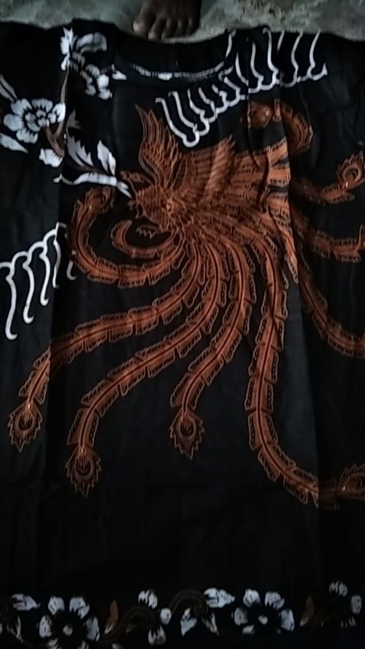 Batik Couple Keluarga Sania Ruffle Ori Ndoro Jowi Dnt Motif Ahy