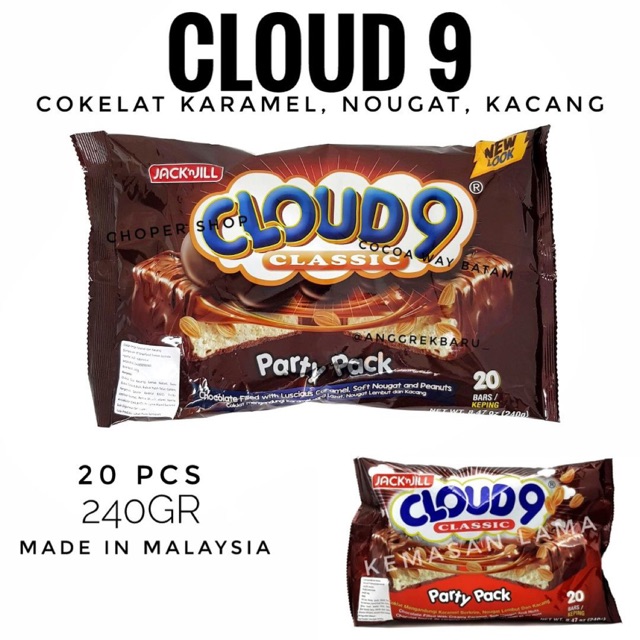 Cloud 9 Classic 240gram Isi 20pcs Shopee Indonesia
