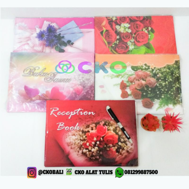 

Buku Tamu Batik dan Bunga
