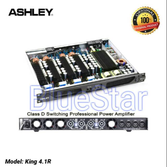 Power Ashley King 4.1R Original Amplifier 4 Channel Class D